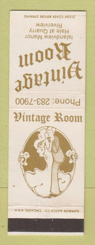 Matchbook Cover - Vintage Room Riverview MI