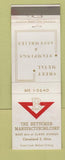 Matchbook Cover - Bettcher Manufacturing Sheet Metal Cleveland OH
