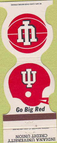 Matchbook Cover - Indiana University Credit Union 1985 Schedule