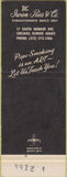 Matchbook Cover - Iwan Ries  and  Co Tobacco Chicago IL 30 Strike