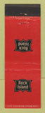 Matchbook Cover - Rock Island Railroad