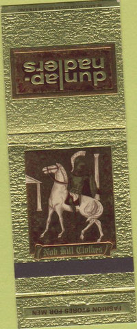 Matchbook Cover - Dunlap Nadlers Nob Hill Clothes Los Angeles CA 30 Strike