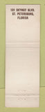 Matchbook Cover - Driftwood Cafeterias St Petersburg FL