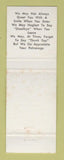 Matchbook Cover - Emery's Cottages on the Shore Bar Harbor ME