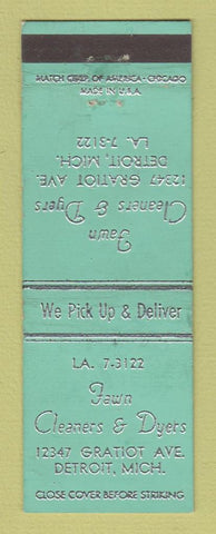 Matchbook Cover - Fawn Cleaners Dyers Detroit MI