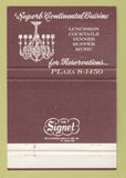 Matchbook Cover - La Maison Rouge New York City WEAR 40 Strike