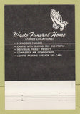 Matchbook Cover - Wade Funeral Home St Louis MO 40 Strike