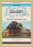 Matchbook Cover - Linhart Funeral Home Berwyn IL WEAR 40 Strike