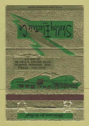 Matchbook Cover - Shelby Electric Memphis TN 40 Strike