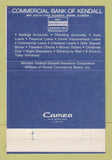 Matchbook Cover - Commerical Bank of Kendall Miami FL 40 Strike