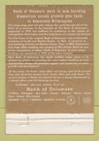 Matchbook Cover - Bank of Delaware Wilmington DE 40 Strike