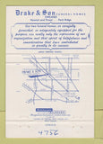Matchbook Cover - Drake & Son Funeral Home Chicago Park Ridge IL WEAR 40 Strike