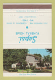 Matchbook Cover - Sepsi Funeral Home Cleveland OH 40 Strike