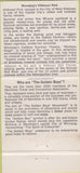 Matchbook Cover - Boosting Manitoba Golden Boys Winnipeg MB 30 Strike