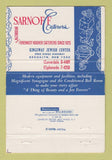Matchbook Cover - Kingsway Jewish Center Brooklyn NY WEAR 40 Strike