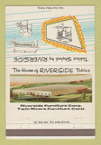 Matchbook Cover - Riverside Furniture Corporation Fort Smith AR 40 Strike