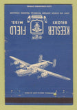Matchbook Cover - Keeser Field Biloxi MS Army Air Forces WEAR postcard 40 Strike