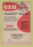 Matchbook Cover - GSM Manufactured Engines Chrysler Stork WEAR 40 Strike