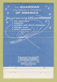 Matchbook Cover - Guardian Insurance Bernard Spingarn Newark NJ 40 Strike