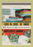 Matchbook Cover - Maplecrest Laundry New York City? 40 Strike