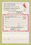 Matchbook Cover - Cardinal Camp Grounds Everett WA camping 40 Strike