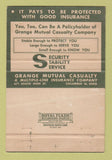 Matchbook Cover - Grange Insurance HT Morris Elida OH 40 Strike