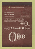 Matchbook Cover - Ohio Belting Transmission Toledo OH 40 Strike