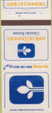 Matchbook Cover - Bank of Commerce Chanute KS 30 Strike