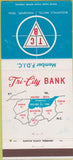 Matchbook Cover - Tri-City Bank Kingsport Bristol TN 30 Strike