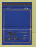 Matchbook Cover - Queens Own Hussars Warwick? UK England WEAR 40 Strike