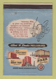 Matchbook Cover - Hotels Stacy Trent Park Planfield Newark Trenton NJ 40 Strike