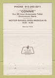 Matchbook Cover - Cloud County Bank Trust Concordia KS 40 Strike
