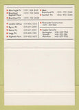 Matchbook Cover - TCG Materials Limited Brantford ON SAMPLE 40 Strike