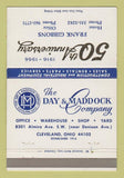 Matchbook Cover - Day & Maddock Construction Equipment Cleveland OH 40 Strike