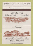 Matchbook Cover - Kutis Funeral Home St Louis MO 40 Strike