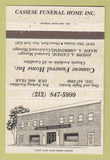 Matchbook Cover - Cassese Funeral Home Ozone Park NY 40 Strike