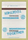 Matchbook Cover - Mannesmann Demag Cranes Hoists 40 Strike