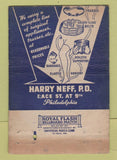 Matchbook Cover - Harry Neff Medical Supply Philadelphia PA WEAR 40 Strike