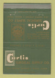 Matchbook Cover - Curtis Surgical Supply Waco TX 40 Strike
