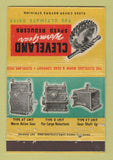 Matchbook Cover - Cleveland Worm Gear OH 40 Strike