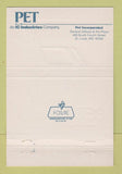 Matchbook Cover - Pet Industries 1985 St Louis MO 40 Strike
