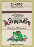 Matchbook Cover - Graciela's Mexican Restaurant Plano Dallas TX WEAR 40 Strike