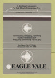 Matchbook Cover - Eagle Vale Golf Buffalo NY 40 Strike