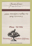 Matchbook Cover - University of Southern California Los Angeles CA 40 Strike