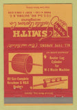 Matchbook Cover - Smith Textile Apron Gastonia NC 40 Strike