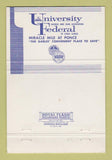 Matchbook Cover - Civil War 100th 1961 Bank Coral Gables FL 40 Strike