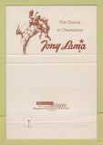 Matchbook Cover - Tony Lama Cowboy Boots Melrose NM 40 Strike