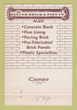 Matchbook Cover - Denver Brick and Pipe Denver Colorado 40 Strike
