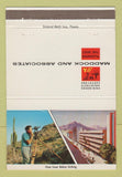 Matchbook Cover - Maddock and Associates Engineers Architects 40 Strike