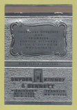 Matchbook Cover - Snyder Kinney Bennett Real Estate Birmingham MI 40 Strike